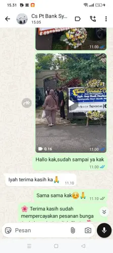 Testimonial Papan Bunga dago pakar